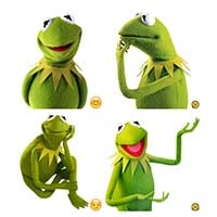 Kermit telegram meme stickers