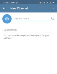 Create telegram Channel