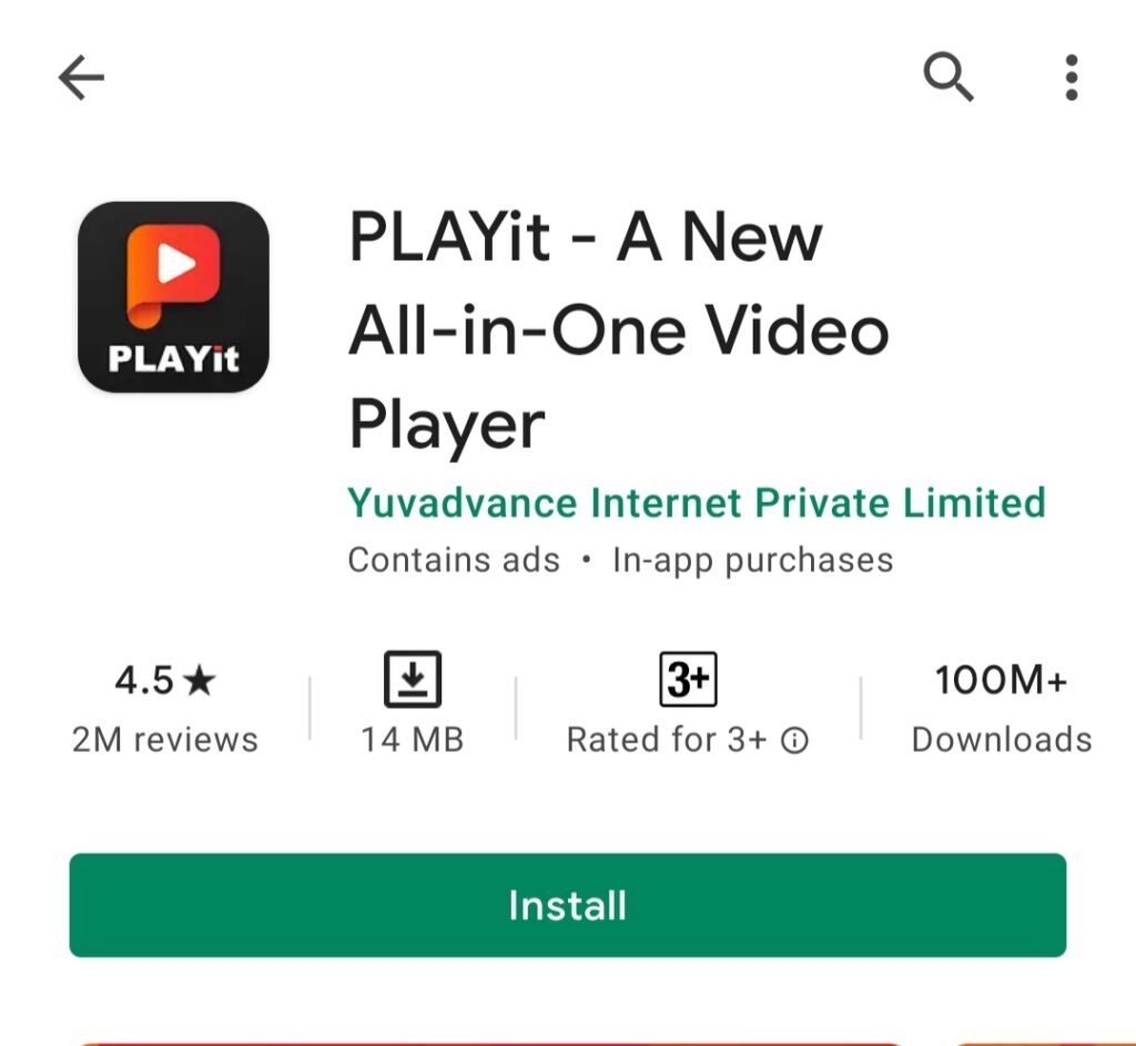 PLAYIt App on Play Store