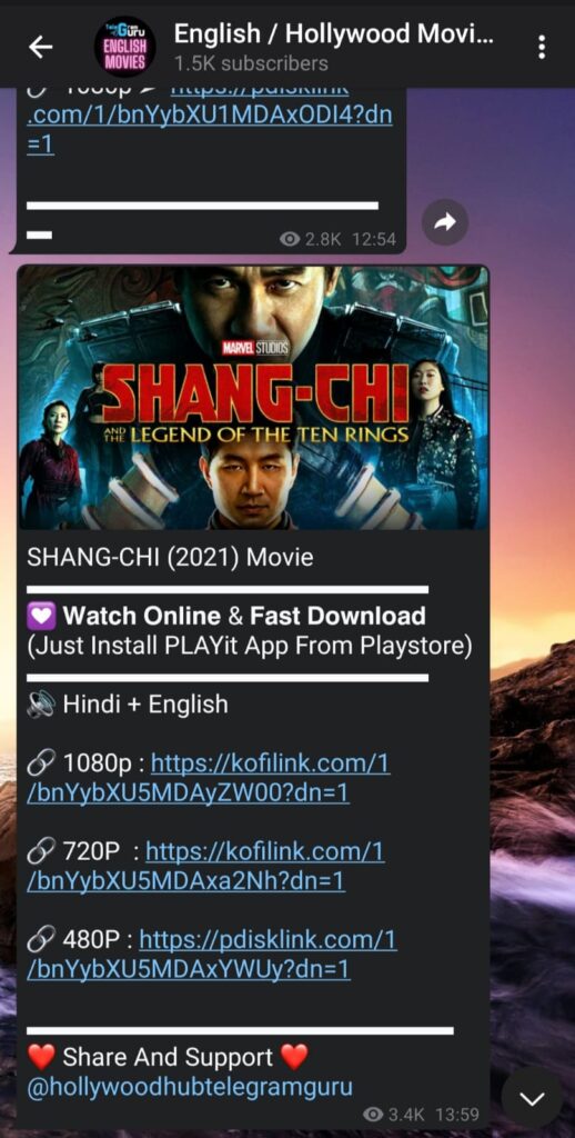 Shang chi movie online