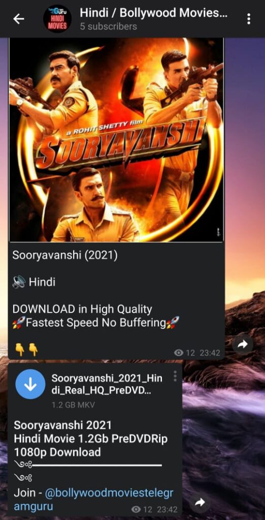 Sooryavanshi Telegram Channel - 1